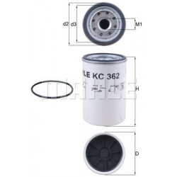KC362D MAHLE фильтр топливный 20480593 VOLVO